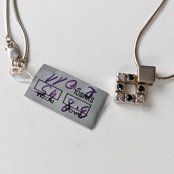 🇵🇱 Sterling Silver And Marcasite Pendant And Ring Set Made In Poland - Picture 8 of 10